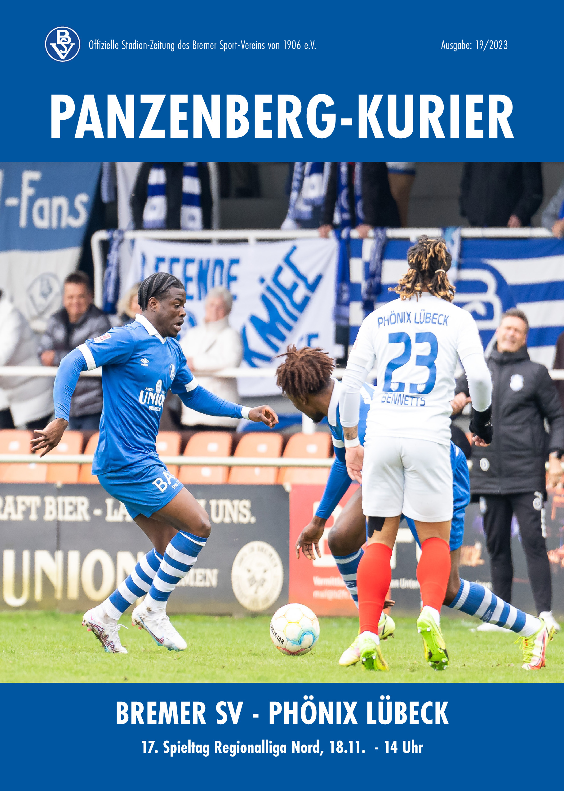 17. Spieltag [18.11.2023] Bremer SV vs. 1. FC Phönix Lübeck