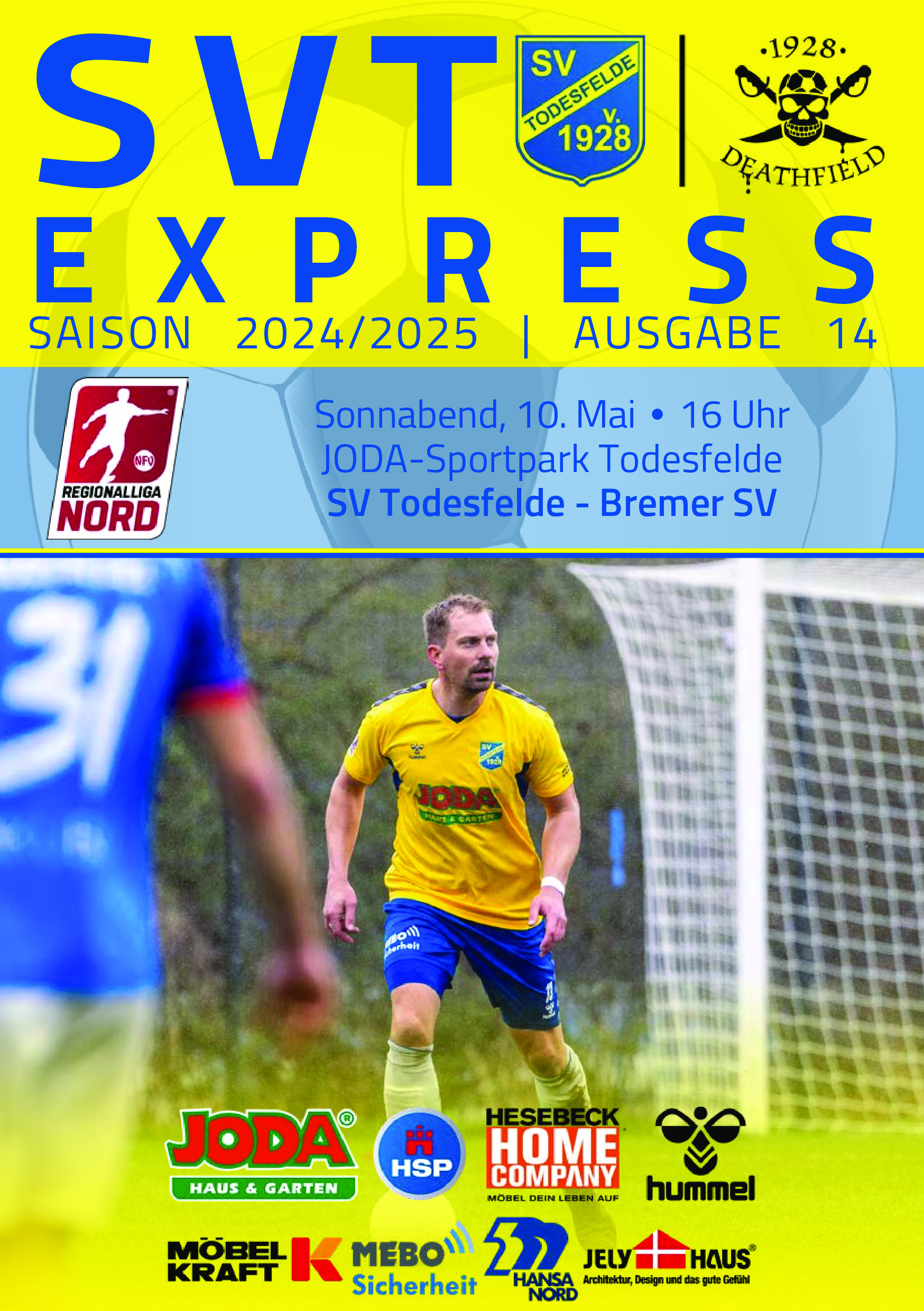 33. Spieltag [11.05.2025] SV Todesfelde vs. Bremer SV