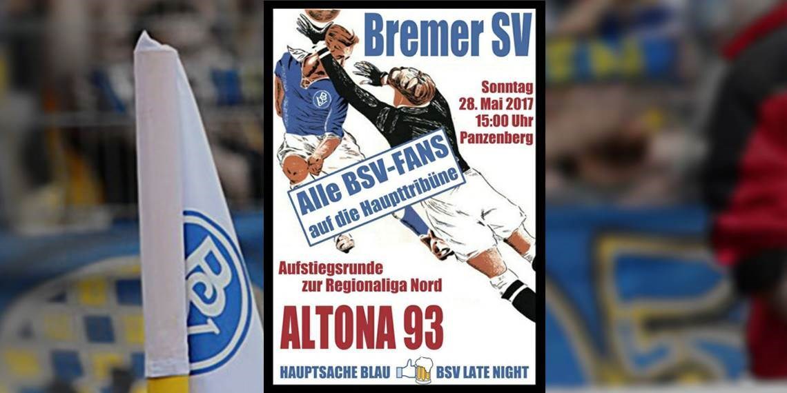 Spieltagsposter: Hinweise zum Regionalliga-Aufstiegsspiel gegen den