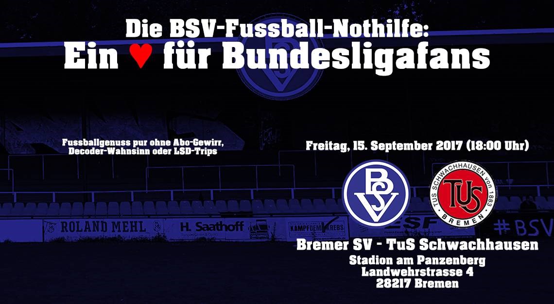 Spieltagsposter: Die BSV-Fussball-Nothilfe