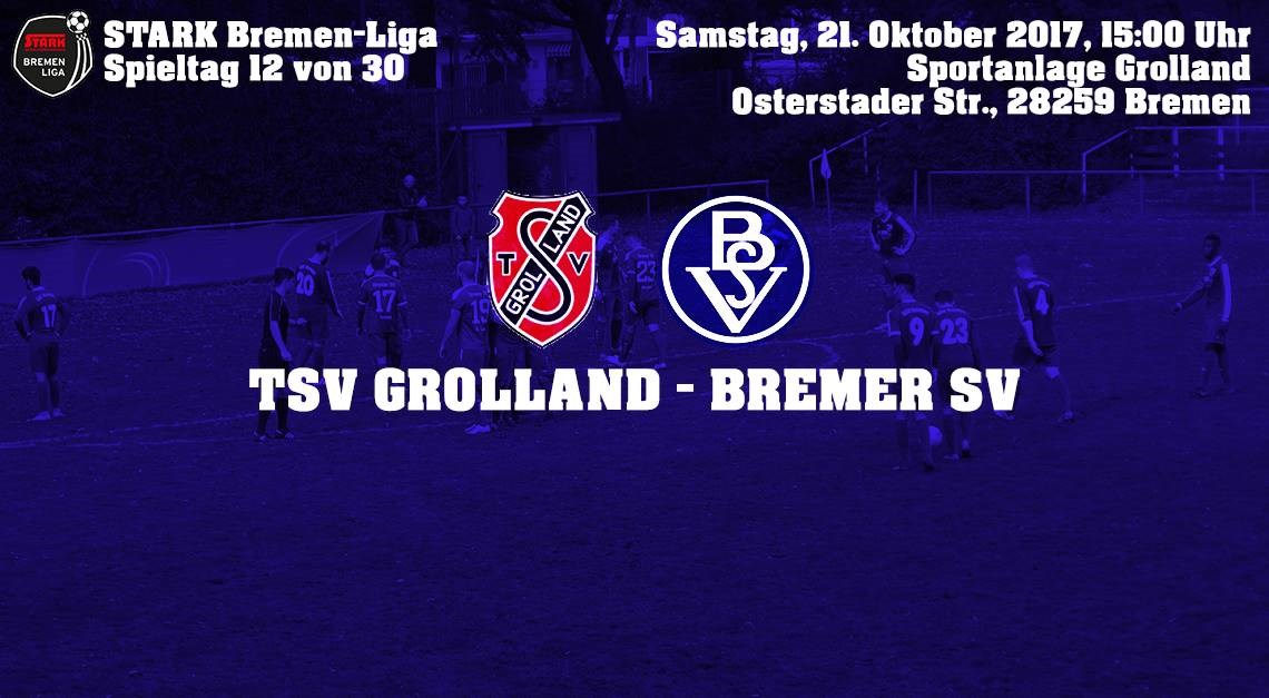 Spieltagsposter: BSV zu Gast beim TSV Grolland