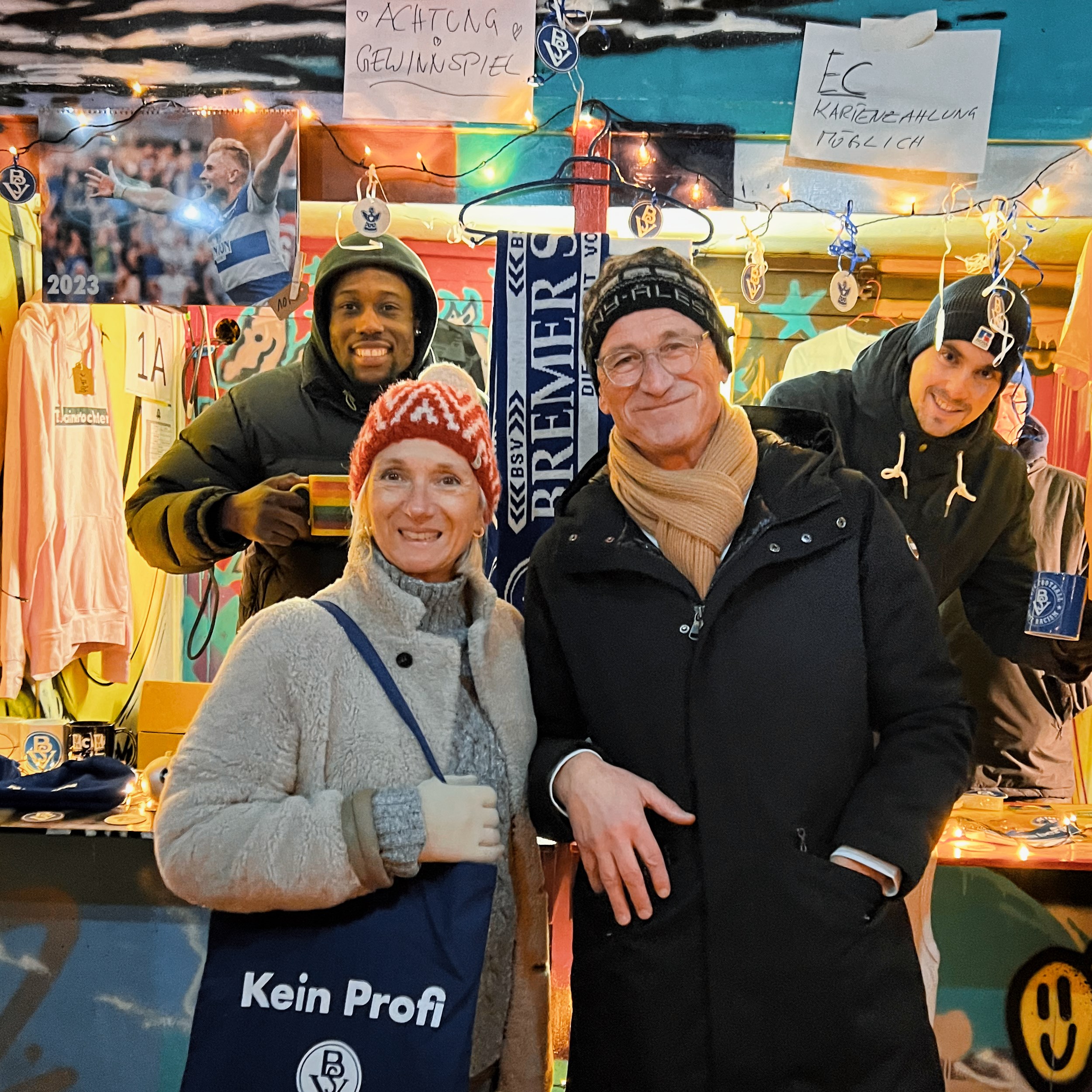 Der BSV auf dem Lichter der Stadt Wintermarkt