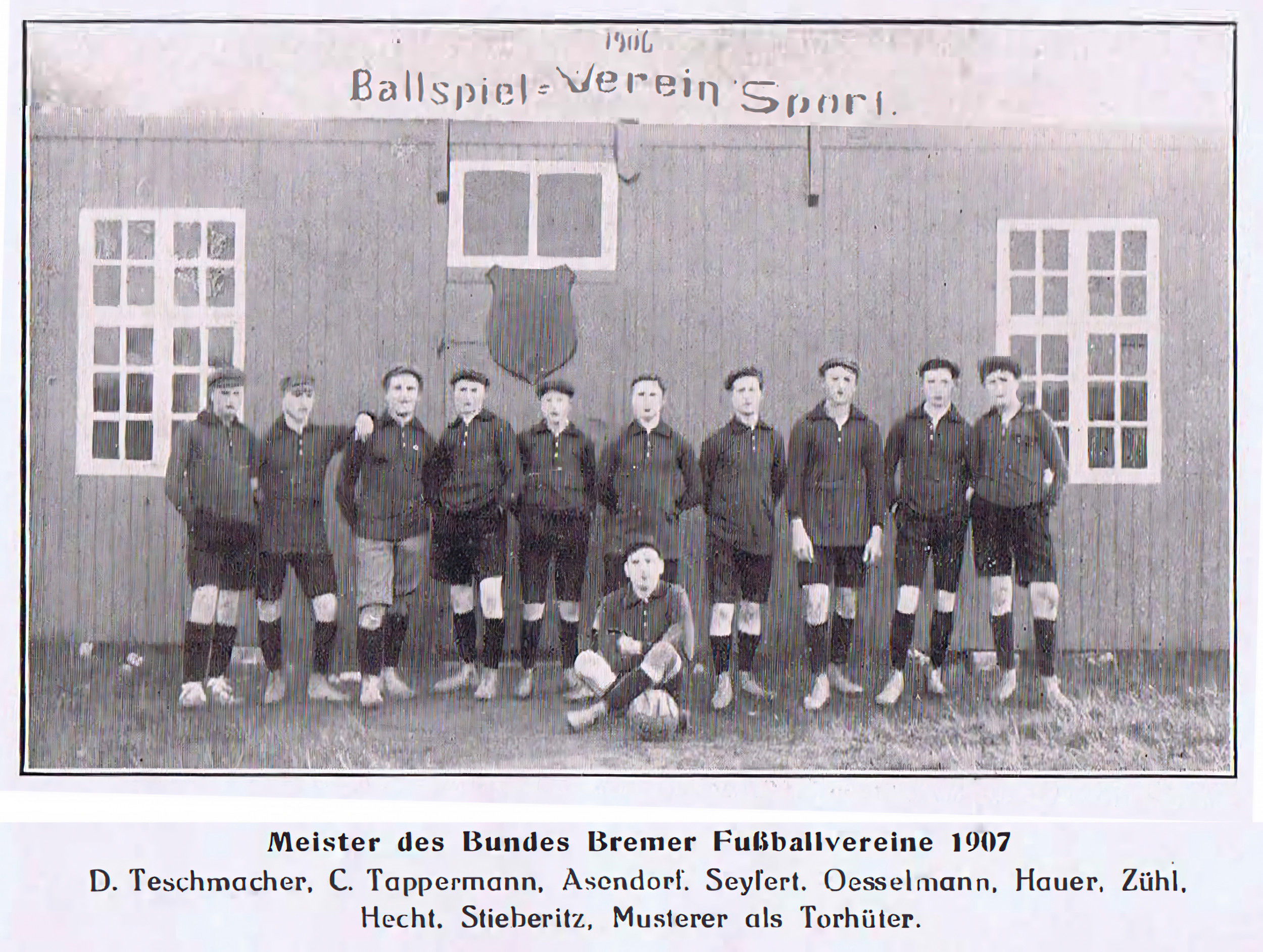 Die erste Meisterschaft