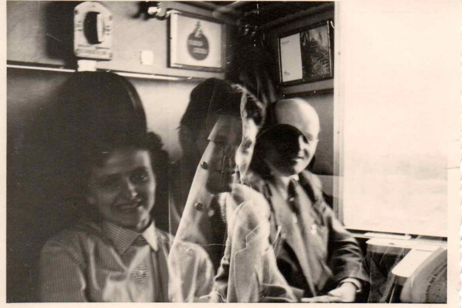1952 Interzonenzug in Magdeburg Aus dem Privatalbum Hans Stephan