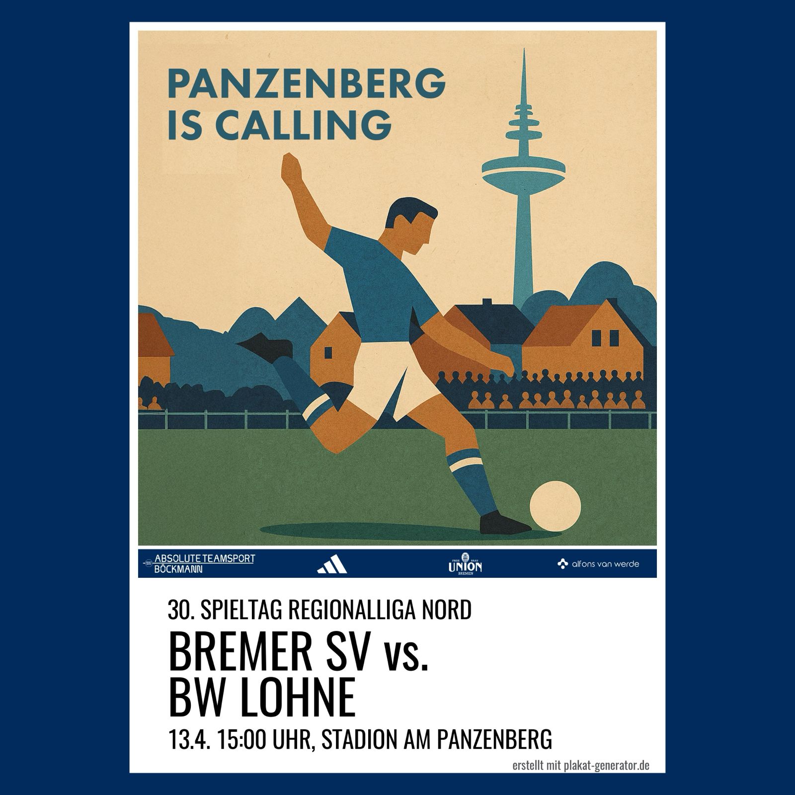 Spieltagsposter: Neue Woche, neues Heimspiel