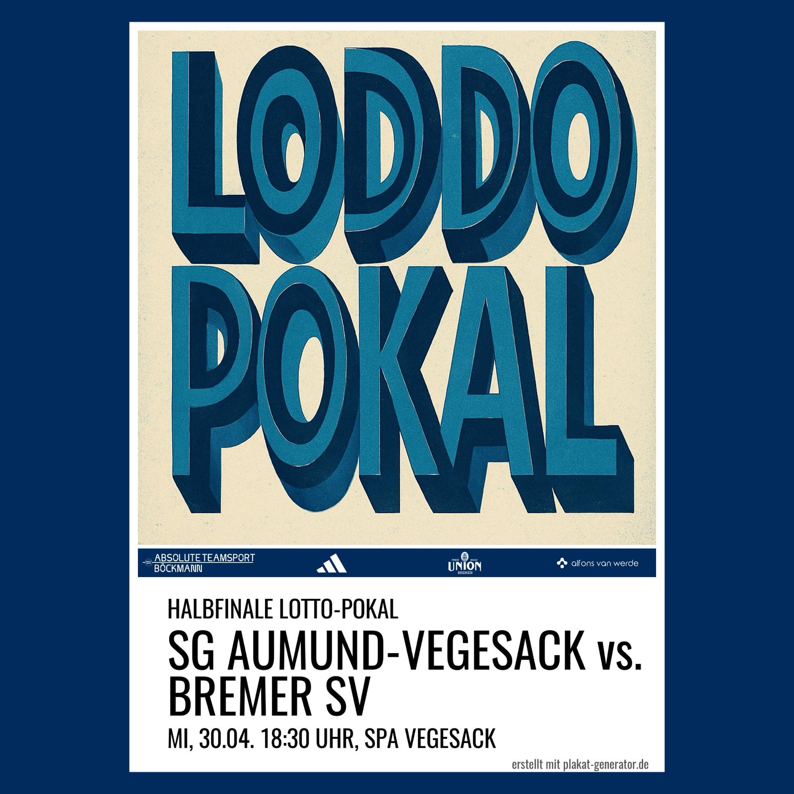 Spieltagsposter: Tanz ins Pokalfinale