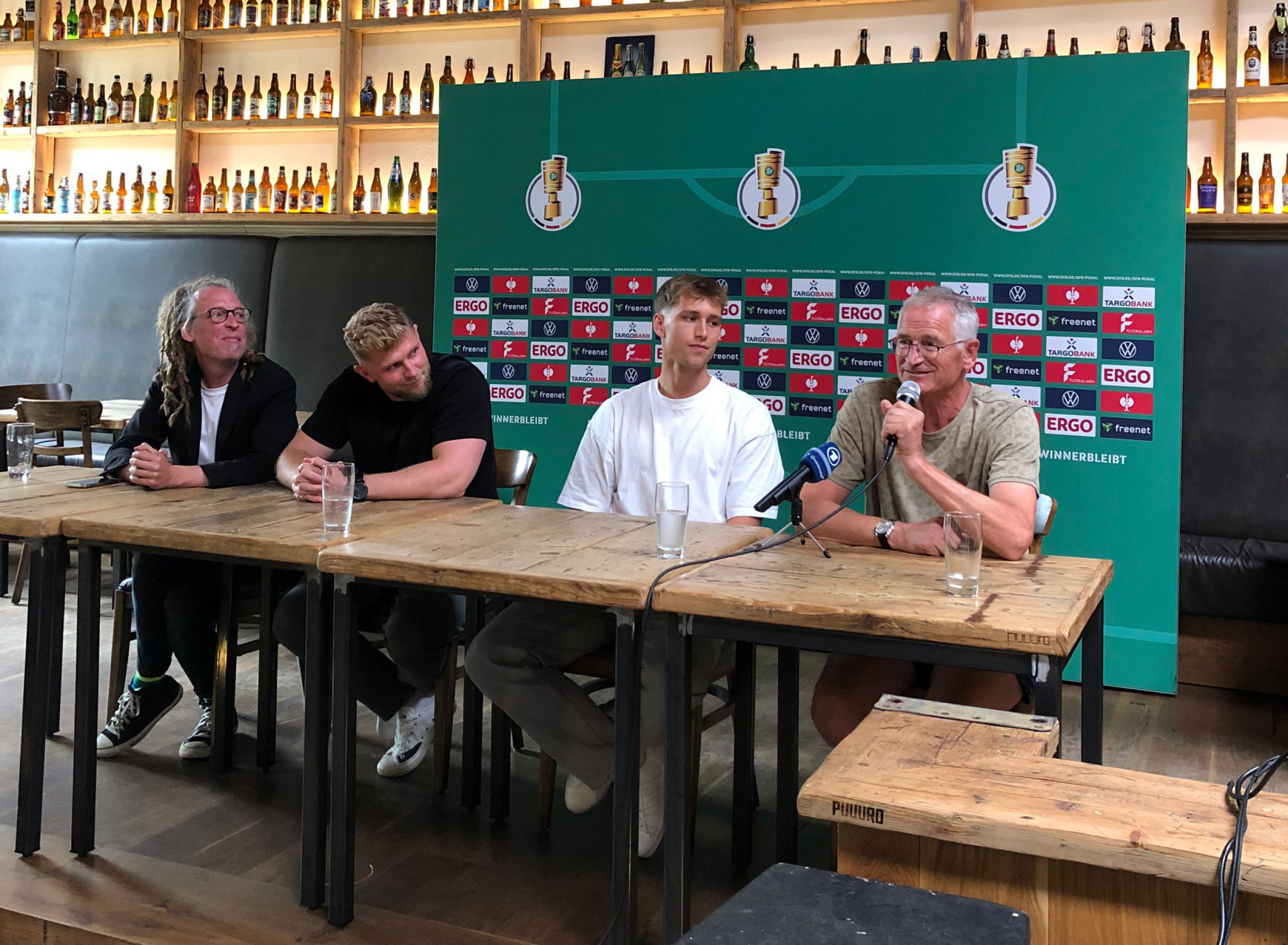 BSV Pressekonferenz vor dem DFB-Pokalspiel