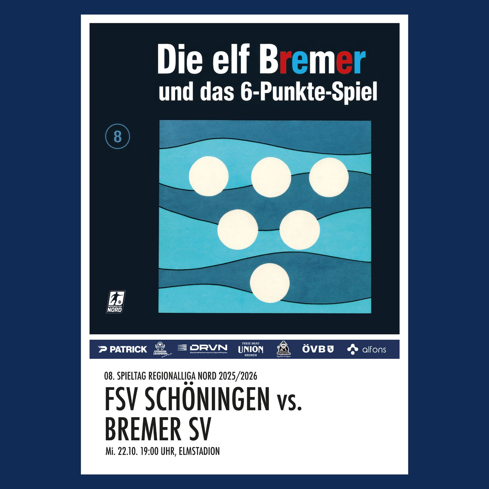Spieltagsposter: Abstiegskampf unter Flutlicht