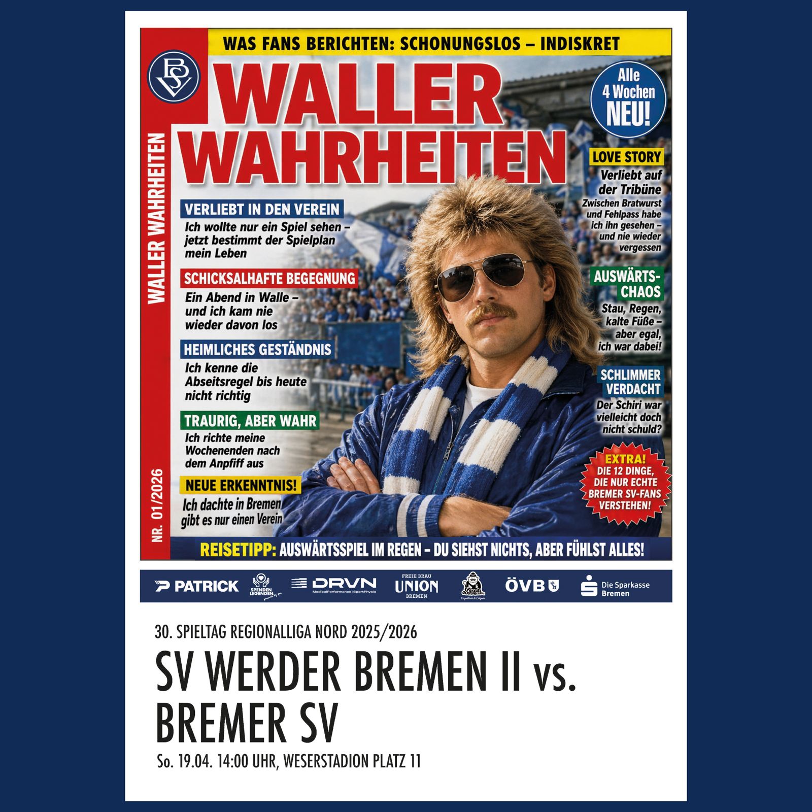 Spieltagsposter: Auswärts zuhause und andersrum