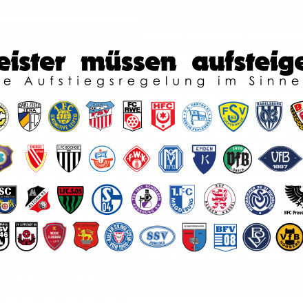 Meister müssen Aufsteigen